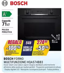 Bosch - Forno Multifunzione HQA574BBB3 Bosch - Forno Multifunzione HQA574BBB3