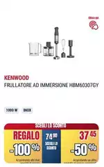 Kenwood - Frullatore Ad Immersione Hbm60307GY Kenwood - Frullatore Ad Immersione Hbm60307GY
