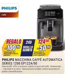 Philips - Macchina Caffè Automatica Series 1200 EP1224/00