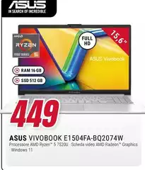 Asus - Vivobook E1504fa-bq2074w Asus - Vivobook E1504fa-bq2074w