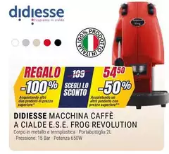 Didiesse - Macchina Caffè A Cialde E.S.E. Frog Revolution