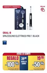 Oral b - Spazzolino Elettrico Pro 1 Black Oral b - Spazzolino Elettrico Pro 1 Black