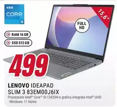 Lenovo - Ideapad Slim 3 83EM00J6IX