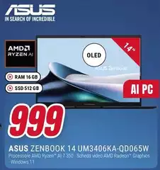 Asus - Zenbook 14 UM3406KA-QD065W Asus - Zenbook 14 UM3406KA-QD065W