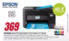Epson - Multifunzione Ecotank ET-3850