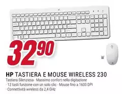 HP - Tastiera E Mouse Wireless 230 HP - Tastiera E Mouse Wireless 230