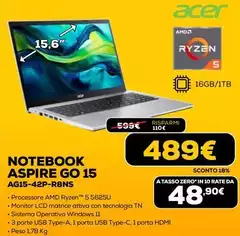 Acer - Notebook Aglie Go 15 Acer - Notebook Aglie Go 15