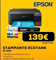 Epson - Stampante Ecotank Epson - Stampante Ecotank