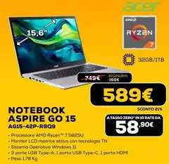 Acer - Notebook Aspire Go 15 Acer - Notebook Aspire Go 15