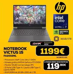 HP - Notebook Victus 15 FA2002NL