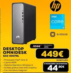 HP - Desktop Omnidesk S03-0007NL HP - Desktop Omnidesk S03-0007NL