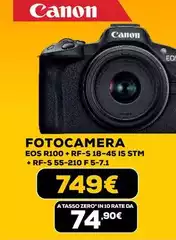 Canon - Fotocamera EOS R100 + RFS 18-45 IS STM + RFS 55-210 F5-7.L