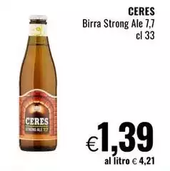 Ceres - Birra Strong Ale 7,7 Ceres - Birra Strong Ale 7,7