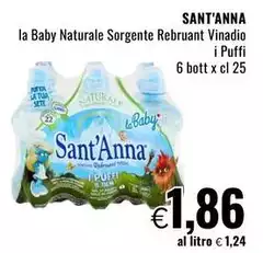 Sant'anna - La Baby Naturale Sorgente Rebruant Vinidio I Puffi Sant'anna - La Baby Naturale Sorgente Rebruant Vinidio I Puffi