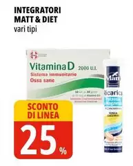 Matt & diet - Integratori