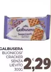 Galbusera - Buonicosi Cracker Senza Lievito Galbusera - Buonicosi Cracker Senza Lievito