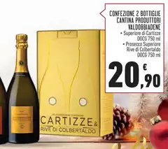 Cartizze - Confezione 2 Bottiglie Cantina Produttori Valdobbiadene
