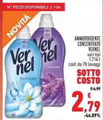 Vernel - Ammorbidente Concentrato