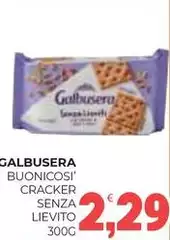 Galbusera - Buonicosi Cracker Senza Lievito Galbusera - Buonicosi Cracker Senza Lievito