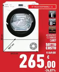 Candy - Asciugatrice Cs E Hornible Candy - Asciugatrice Cs E Hornible