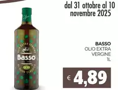 Basso - Olio Extra Vergine Basso - Olio Extra Vergine