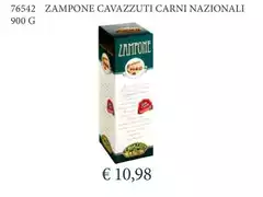 Cavazzuti - Zampone Carni Nazionale Cavazzuti - Zampone Carni Nazionale