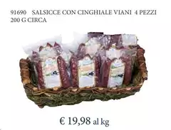 Cinghiale - Salsicce Con Viani Cinghiale - Salsicce Con Viani