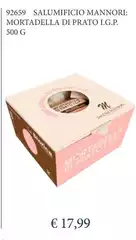 Salumificio sandri - Mortadella Di Prato I.G.P.