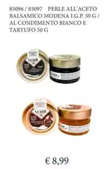 Perle - Balsamico Modena I.G.P. Perle - Balsamico Modena I.G.P.