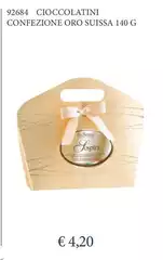 Oro - Cioccolatini Confezione Suissa Oro - Cioccolatini Confezione Suissa