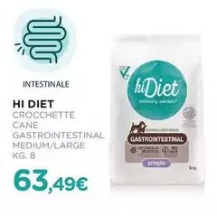 Hi Diet - Crocchette Cane Gastrointestinal Medium Hi Diet - Crocchette Cane Gastrointestinal Medium