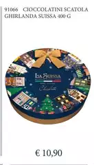 La suissa - Cioccolatini Scatola Ghirlanda Suissa La suissa - Cioccolatini Scatola Ghirlanda Suissa