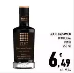 Ponti - Aceto Balsamico Di Modena
