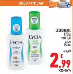 Lycia - Deodorante