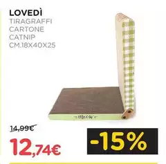 Lovedi - Tiragraffi Cartone Catnip Lovedi - Tiragraffi Cartone Catnip