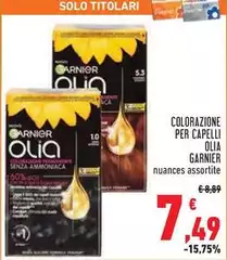 Garnier - Colorazione Per Capelli Olia Garnier - Colorazione Per Capelli Olia