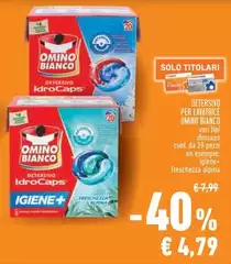 Omino Bianco - Detersivo Per Lavatrice Omino Bianco - Detersivo Per Lavatrice