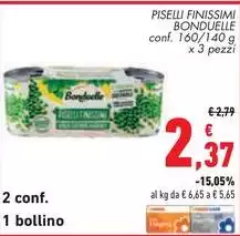 Bonduelle - Piselli Finissimi Bonduelle - Piselli Finissimi