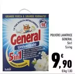 General - Polvere Lavatrice 5in-1