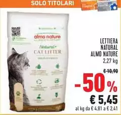 Almo Nature - Lettiera Natural Almo Nature - Lettiera Natural