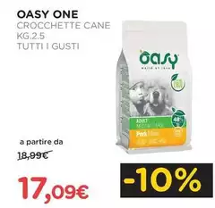 Oasy - One Crocchette Cane Kg.2.5 Tutti I Gusti Oasy - One Crocchette Cane Kg.2.5 Tutti I Gusti