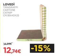 Lovedi - Tiragraffi Cartone Catnip Lovedi - Tiragraffi Cartone Catnip