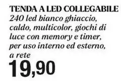 Luce - Tenda A Led Collegable