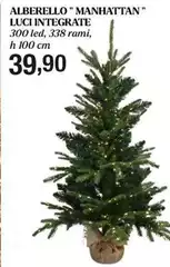 Manhattan - Alberello "" Luci Integrate Manhattan - Alberello "" Luci Integrate