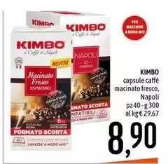 Kimbo - Capsule Caffè Macinato Fresco, Napoli