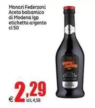 Monari federzoni - Aceto Balsamico Di Modena IGP Etichetta Argento