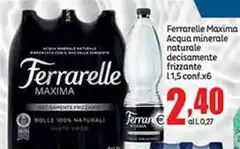 Ferrarelle - Acqua Minerale Naturale Decisamente Frizzante Ferrarelle - Acqua Minerale Naturale Decisamente Frizzante