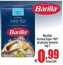 Barilla - Farina Tipo "00" Di Grano Tenero Barilla - Farina Tipo "00" Di Grano Tenero