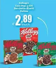 Kelloggs - Coco Pops Barchette-risetti Palline Kelloggs - Coco Pops Barchette-risetti Palline