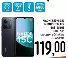 Xiaomi - Redmi 15C Midnight Black 4gb+256gb Xiaomi - Redmi 15C Midnight Black 4gb+256gb